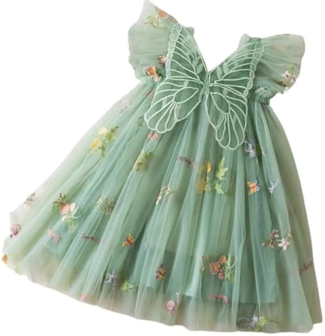 soft silk kids printed dress